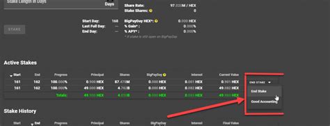 hex emergency end stake calculator.